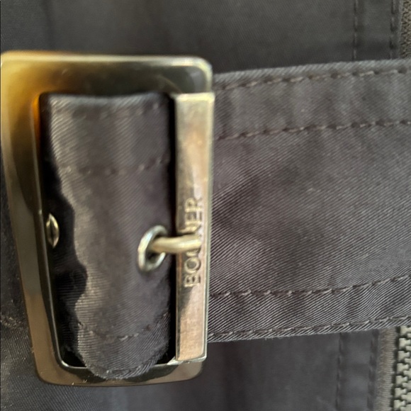 Bogner black trench coat size 6 - Picture 3 of 8